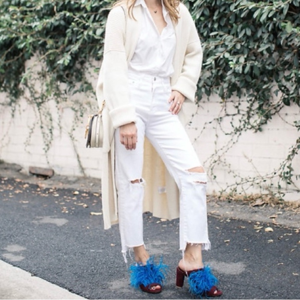 AG Adriano Goldschmied Crisp White Straight Leg Jeans